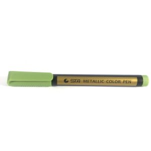 STA Metallic verfstift olijf groen Punt 2mm