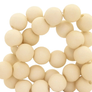 acrylkralen mat almond beige
