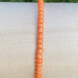 armbandje festive orange rocailles oranje