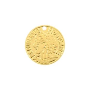 hanger bohemian muntje goud