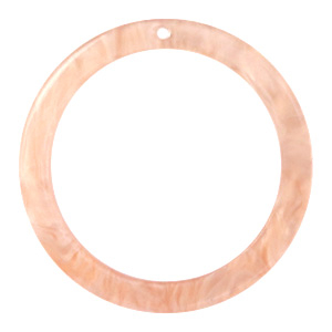 resin hangers peach pink rond