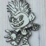 trolls barb houten figuur knutselen